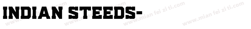 Indian Steeds字体转换